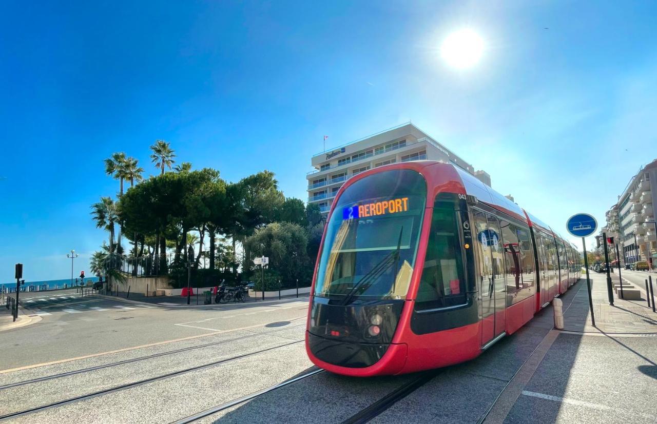 1 Min To The Beach Apartment - Kitchen - Tramway - Air Conditioner - Wifi - Promenade Des Anglais Ницца Экстерьер фото