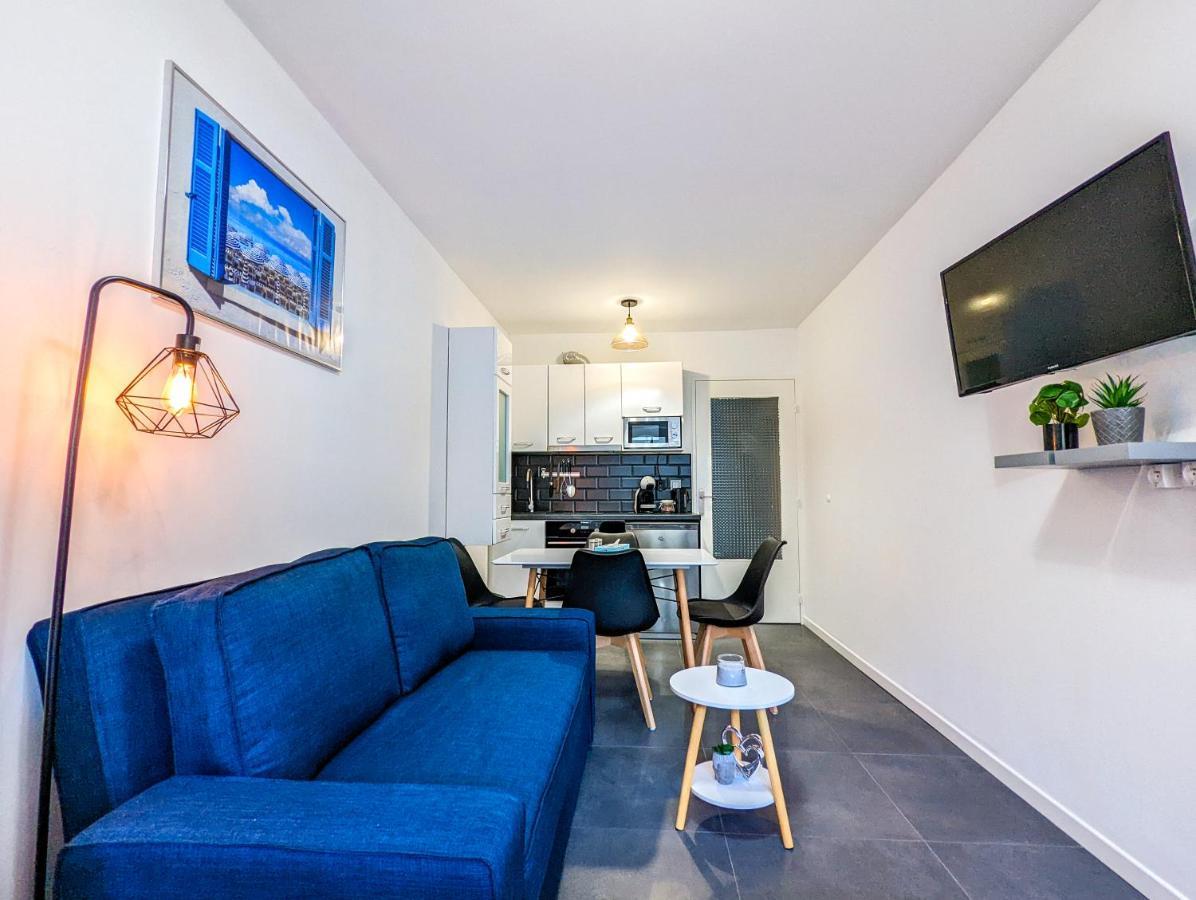 1 Min To The Beach Apartment - Kitchen - Tramway - Air Conditioner - Wifi - Promenade Des Anglais Ницца Экстерьер фото