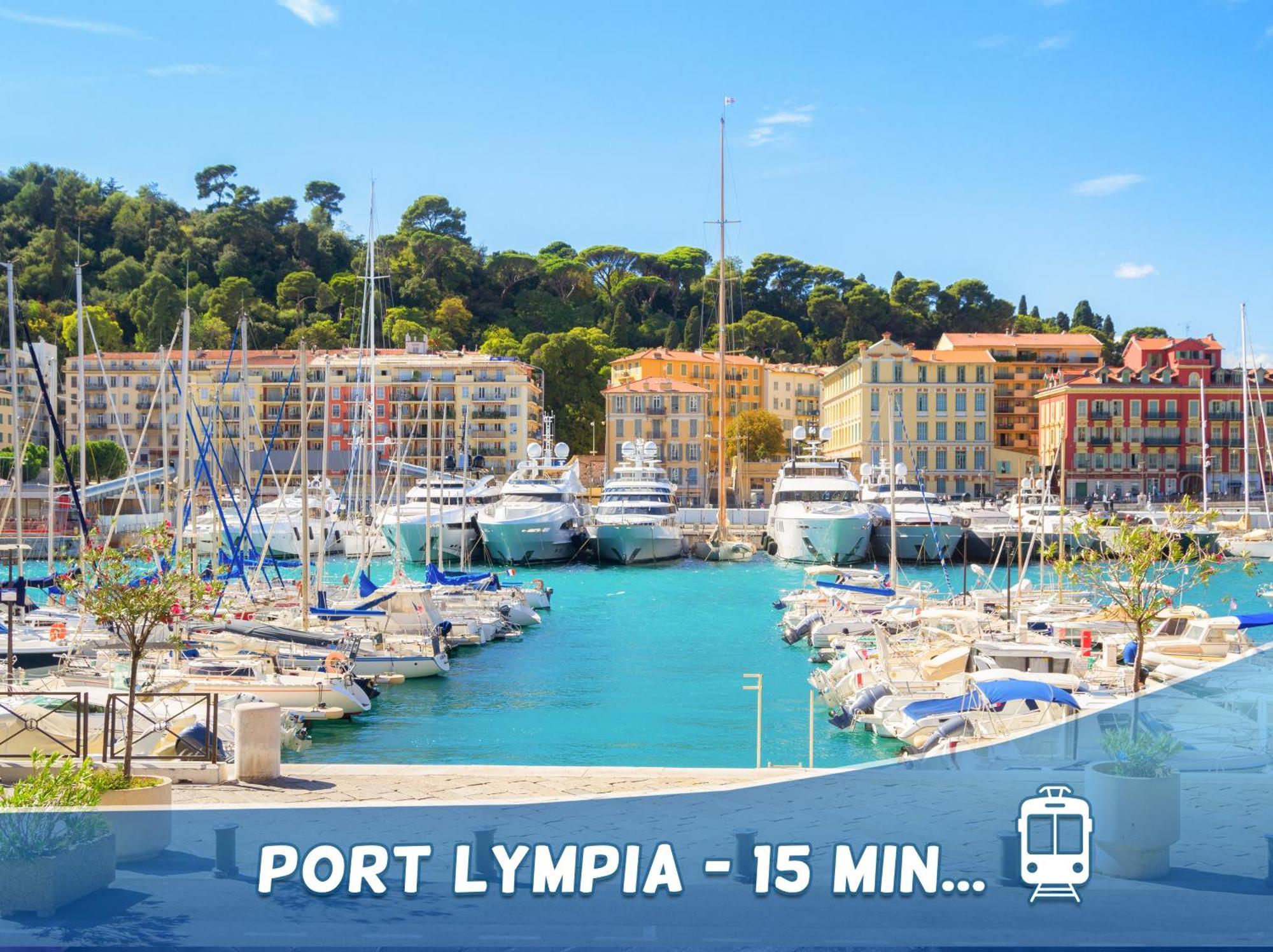 1 Min To The Beach Apartment - Kitchen - Tramway - Air Conditioner - Wifi - Promenade Des Anglais Ницца Экстерьер фото